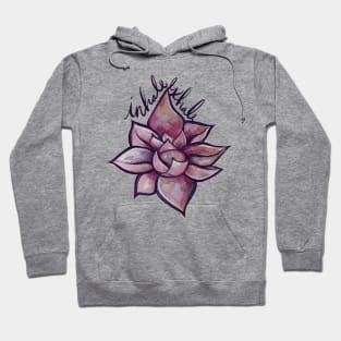 Inhale Exhale Lotus Namaste Hoodie